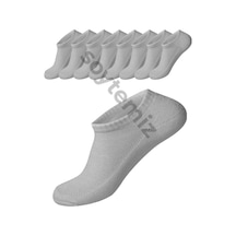 Vaccino Unisex Gri Cotton Sneakers Spor Çorap 8 Çift Diğer