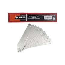 Miles Geniş Maket Bıçağı Yedeği 18 Mm 10 Lu 1 Tüp