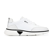 Tamer Tanca Erkek Hakiki Deri Beyaz Sneakers & Spor Ayakkabı 381 23088 Erk Ayk Y26 Kırık Beyaz