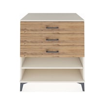 Kronos Şifonyer Tek Raflı 3 Çekmeceli 88x59x96 Aytaşı-çam Aytaşı