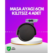 Masa Ve Koltuk İçin Kilitsiz Tekerlek Seti Semeglbl - 94 6 Cm Çok Renkli