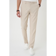 Efor Comfort Beli Lastikli Rayon Karışımlı Krem Jogger Pantolon P 1194 Krem