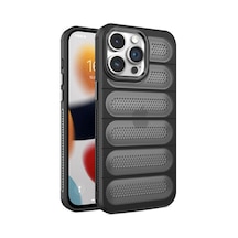 Apple İphone 15 Pro Kılıf Airmax Silikon Kapak - Siyah Çok Renkli