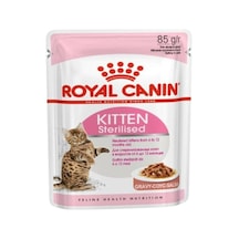 Kitten Sterilised Gravy Yavru Kedi Yaş Maması, 12 X 85 Gr