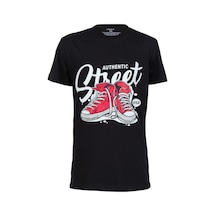 2as Aja Çocuk Baskılı T-shirt 221 Siyah