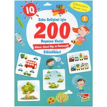 3-6 Yaş Iq Zeka Gelişimi için 200 Heyecan Verici Etkinlik - 5 Kit