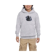 Zepplin Giyim Call Of Duty Three Warriors Gri Çocuk Kapşonlu Sweatshirt