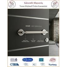 Çelebi Çekme Kapı Kolu - Sürgülü Kapı Kolu - Çelik Kapı Çekme Kol - 25cm