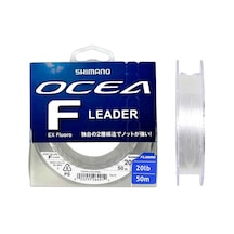 Ayrex Shimano Ocea Leader Fluorocarbon Şok Lider Misina 0.38mm 9kg/20lb. 50mt Genel