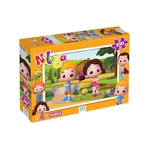 Niloya Lisanslı 200 Parça 33x48cm Çocuk Puzzle Yapboz Serisi Standart