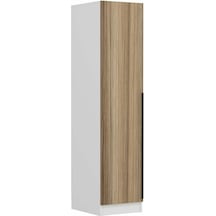 Minar Kale 1 Kapaklı Dolap Beyaz - Dore Plus 210cm Çok Renkli