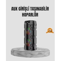 Hubrendy Tekno Taşınabilir Bluetooth Hoparlör Çift Sürücü Güçlü Bas Hd Ses Çoklu Bağlantı