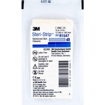 Steri-Strip Yara Dikiş Bandı 12Mm X 100Mm Siyah 10'Lu 3 Paket