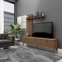 1380 Terra 180 Cm Ahşap Ayaklı Tv Ünitesi Hat - Kaplan