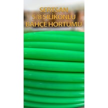 Silikonlu Bahçe Hortumu 5/8 Yeşil Renk 3 Metre