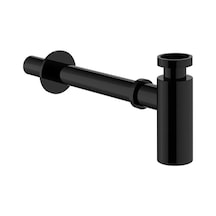 VitrA Lavabo Sifonu, Origin, Alt Grubu T Tipi Parlak Siyah, A4512339