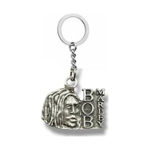 Bob Marley Figürlü Unisex Anahtarlık Reggae Ruhlu Tasarım