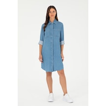 U.s. Polo Assn. Kadın Açık Mavi Elbise Jean 50288955-dn0021 Lıght Blue
