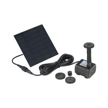 Geeroyoo Güneş Enerjili Kristal Silikon Fonten Pompa - Hızlı Başlangıç, Yüksek Verim, 150l/h Akış, 75cm Lifting, Karbon Serbest, Uzun Ömür