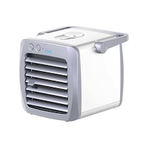Klima Mini Fan Soğutucu Hava Soğutucu Usb Klima Ycıbqz Gri