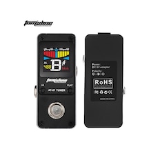 Xindoker Aroma At-07 Tam Metal Kasa Elektro Gitar Tünleyici, Doğru Bypass, 430-450hz Aralığı, Ekran Göstergeli Tek Blok Efekt Pedalı