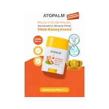 Bebek Ve Çocuklar İçin Mineral Filtreli Stick Güneş Kremi Atopalm Outdoor Sun Stick Spf50+ Pa++++