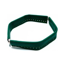 Angel Çanta Aksesuar Yeşil Renk Derili Metal Çanta Ağzı 24 Cm