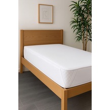 Alez-tek Kişilik Su Geçirmez- 90 Cm 190 Cm Beyaz