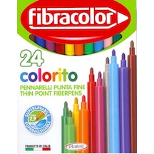 Fibracolor Keçeli Kalem Colorito 24'Lü Set