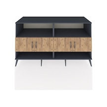 Kronos Konsol 4 Raflı 4 Kapaklı 176x59x99 Antrasit-çam/antrasit Antrasit-çam/antrasit