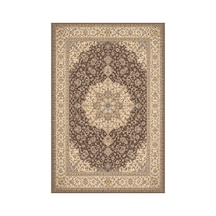 Kartela Halı Aro Halı Jüt Taban Dokuma Halı Kahverengi - 60 X 90 Cm
