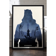 Dishonored Siyah Ahşap Çerçeveli Poster, Dekoratif Oyun Duvar Tablosu