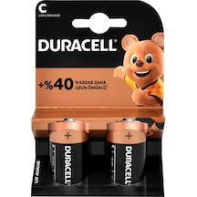 Duracell Alkalin Orta Boy C Pil 2li