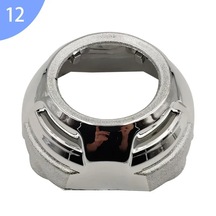 Numarası 12-araba Stil 3.0 İnç Projektör Lens Kefenleri Koito Q5 İçin Kolay Kurulum Bi-xenon Hıd Projektör Kefen Maskes