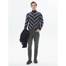 Kip Haki Slim Fit Denim Pamuk Karışımlı Pantolon Çok Renkli Kip Haki Slim Fit Denim Pamuk Karışımlı Pantolon Çok Renkli