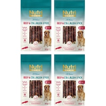 Nutri Canin Sığır Eti Sargılı Kolajen Çubuk Tahılsız Köpek Et Ödülü 80 G X 4 Adet