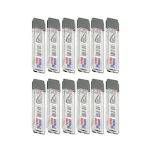 12 Adet Mekanik Kalem Ucu, 0,9 Mm Siyah Renk, 60 Mm Uzunluk