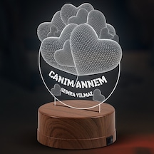 Kişiye Özel Canım Annem 3D Led Lamba - 1