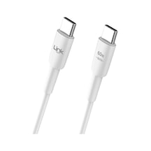 LinkTech K604 Safe Type-C - Type-C 60W Hızlı Data ve Şarj Kablosu 1mt