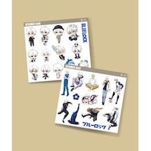 2li-nagi Seishiro-bluelock-parlak Kağıt -sticker Set-telefon Süsleme Blue Lock Etiket Mavi