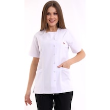 Kare Yaka Kadın Tek Üst - 171 Beyaz-6011