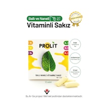 Prolit Ballı Naneli Vitamin Destekli Fonksiyonel Sakız 3 Lü Avantaj Paketi