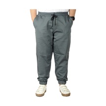 Mode Xl Büyük Beden Erkek Keten Jogger Bahar 21911B Antrasit 001