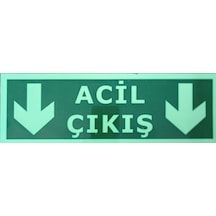 Fotolümenli Acil Çıkış Aşağı Ok