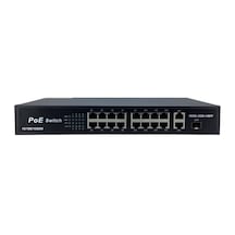 Longline 16 Port Gigabit PoE Switch 2 Uplink 100/1000Mb + 1 SFP 250W