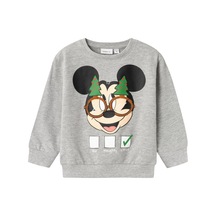 Name It Unisex Çocuk Sweatshirt 13234176 Gri Melanj
