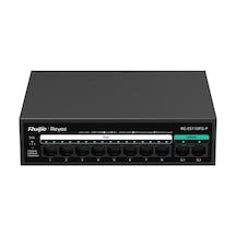 Reyee Rg-es110fg-p 10 Portlu 10/100 Fast Ethernet Tak Çalıştır Switch 2 Gigabit Uplink 8 Port