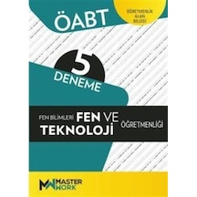 ÖABT Fen Bilimleri-Fen ve Teknoloji Öğretmenliği-5 Deneme- Masterwork