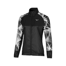 Mizuno Mızuno Aero Jacket Kadın Yağmurluk Siyah