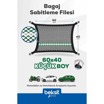 Drıve Taraftar Serisi Yeşil-beyaz Özel Renkli Tasarım Bagaj Sabitleme Filesi 40x60 Cm